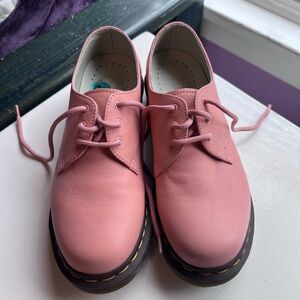 Dr. Martens Pink Leather Loafers